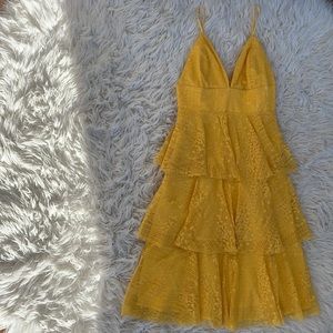 Yellow Lace Sundress